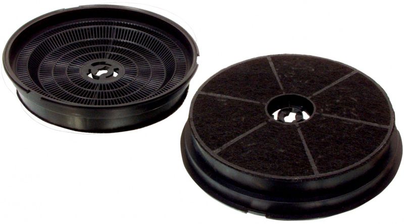 190x36 mm Sirkelformet kullfilter