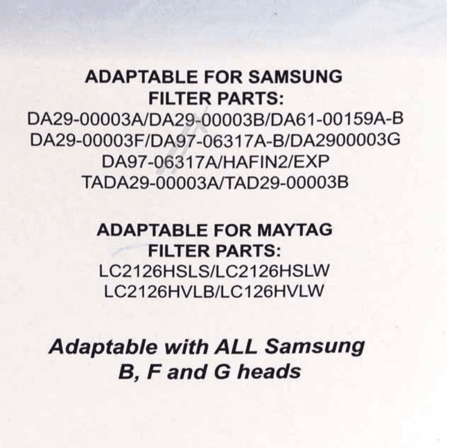 Hovedbilde Vannfilter til Samsung RS21DNSM