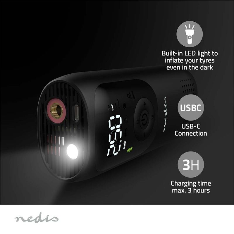 Oppladbar luftkompressor