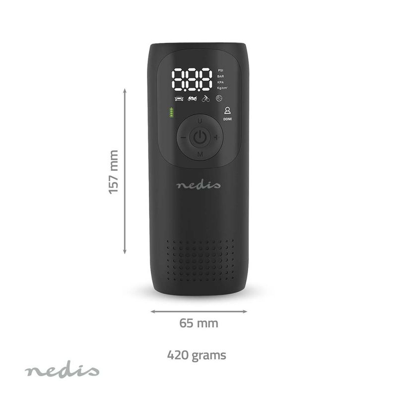 Oppladbar luftkompressor